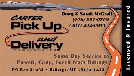 Carter Pickup Business Card